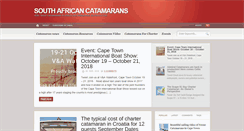 Desktop Screenshot of catamaran.co.za