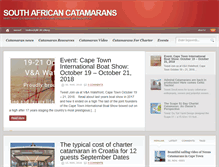 Tablet Screenshot of catamaran.co.za